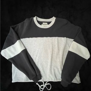 American Eagle Sinched Crop Crewneck
